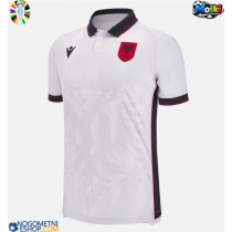 Moški Nogometni dresi Albanija Gostujoči EP 2024 Kratek Rokav